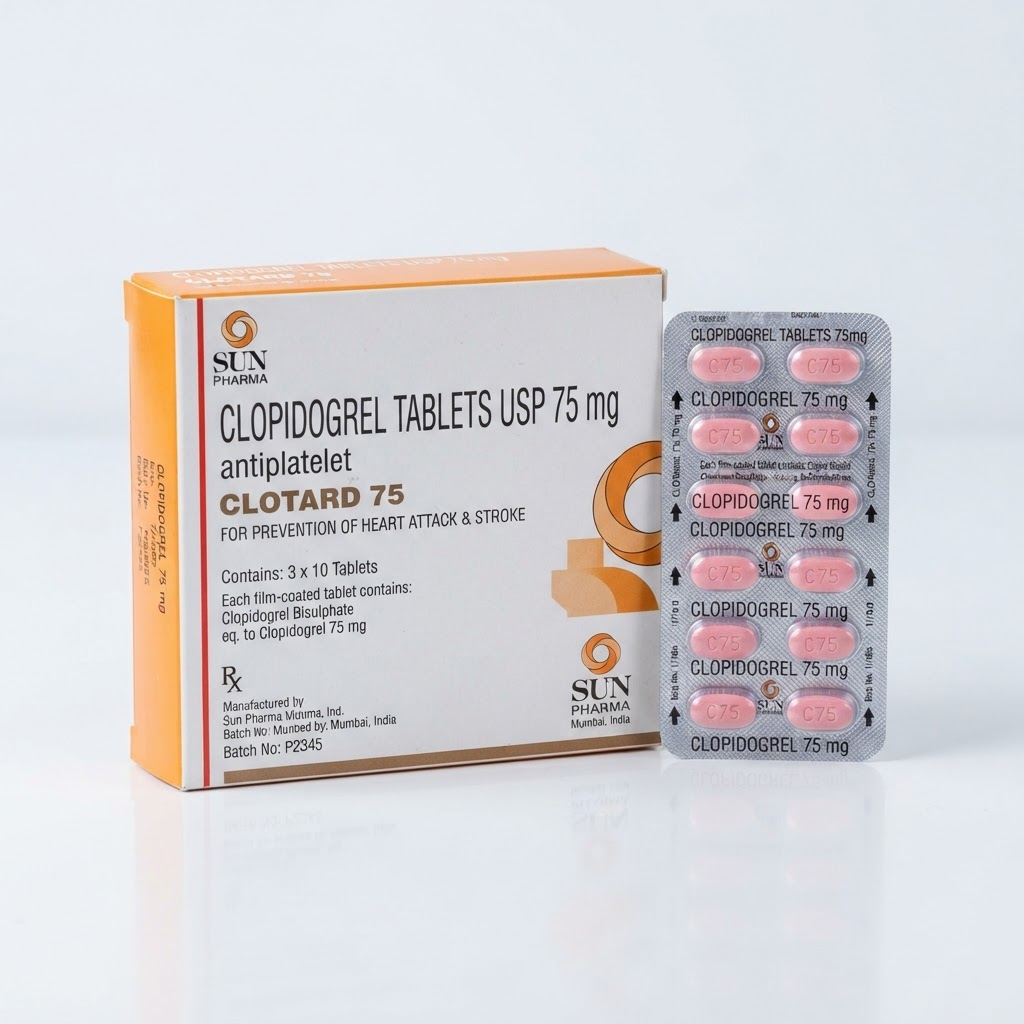 Clopidogrel 75mg Tablet