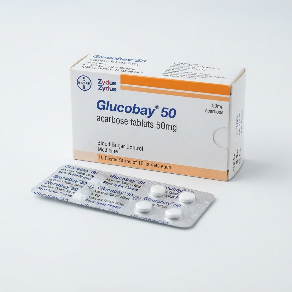 Glucobay 50 Tablet