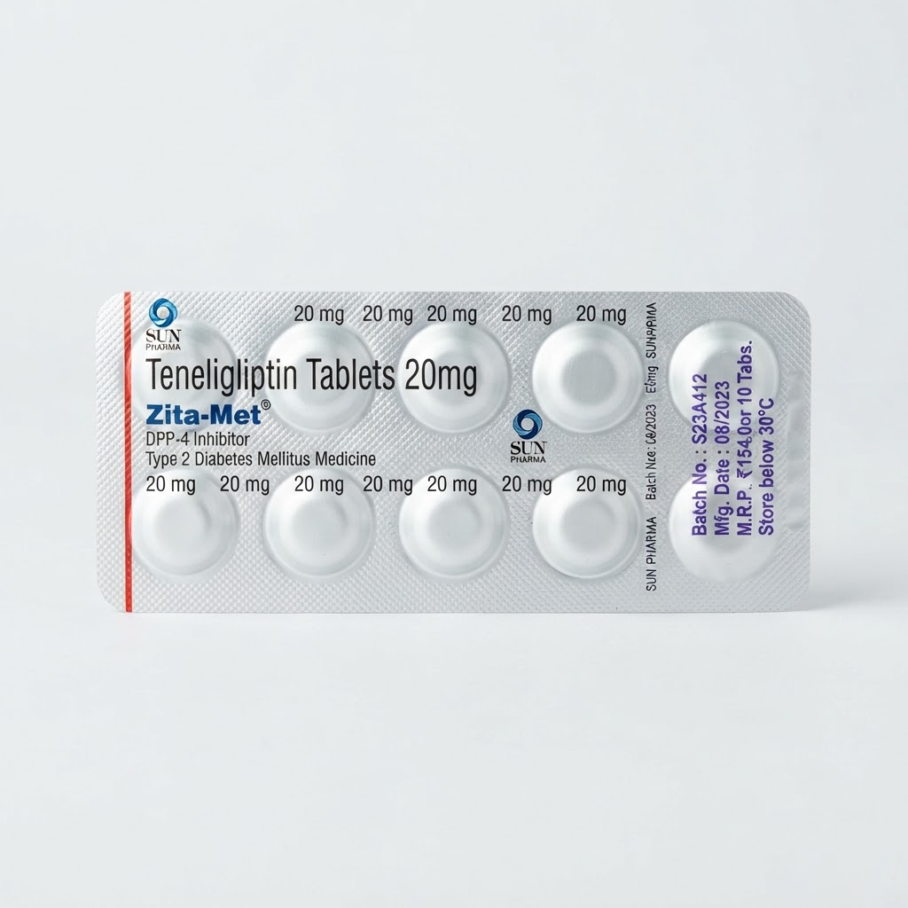 Teneligliptin 20mg Tablet